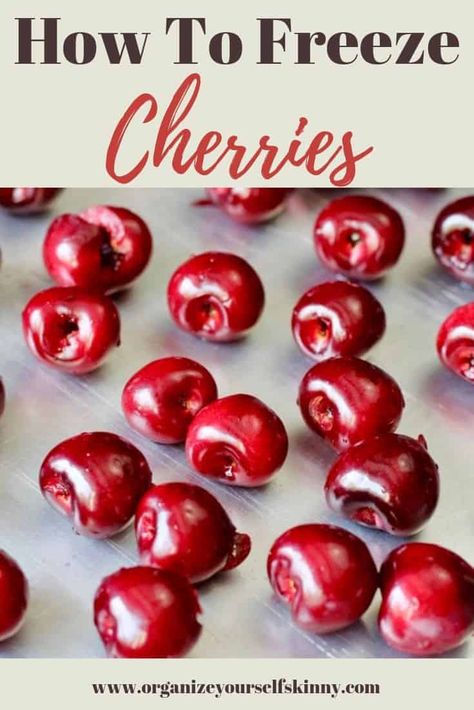 Freeze Cherries, Cherry Recipes Healthy, Cherry Vanilla Smoothie, Tart Cherries Recipes, Sour Cherry Recipes, Fresh Cherry Recipes, Health Benefits Of Cherries, Frozen Smoothie Packs, Cherry Recipes Dessert