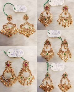 Light Weight Gold Jewellery, Silver Necklace Designs, Gold Earrings Indian, Gold Jhumka Earrings, Gold Earrings Models, Gold Bangle Set, Pearl Jewelry Design, Online Gold Jewellery, Beaded Necklace Designs