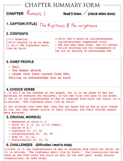 Chapter Summary Bible Study Method Roman Bible Study, Bible Chapter Mapping, Chapter Bible Study Method, Bible Breakdown Chapter By Chapter, Bible Chapter Summary, Bible Book Summary, Roman’s Bible Study, Roman’s Bible Study Notes, Soar Bible Study Method