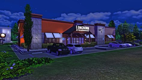 La Fitness Gym, The Sims 4 Lots, Longhorn Steakhouse, 90s Theme Party, Sims 4 Cc Kids Clothing, Sims 4 Studio, Free Sims 4, Sprouts Farmers Market, Sims 4 House Design