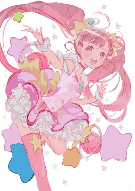 Magical Dorémi, Magical Girl Aesthetic, Pretty Artwork, Manga Drawing Tutorials, Drawing Poses, Anime Poses, An Anime, Art Reference Poses, Magical Girl