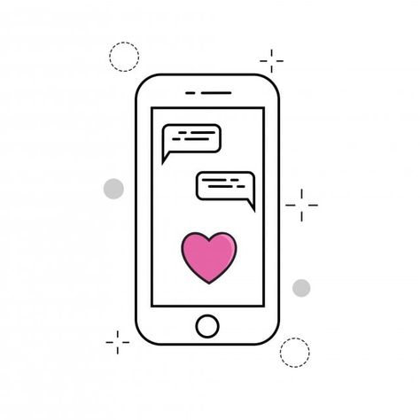 Icons Phone, Wedding Icon, Love Scrapbook, Heart Vector, Love Doodles, Simple Scrapbook, Phone Icons, Doodle Icon, Love Balloon