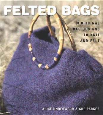 Felted Bags, Felted Handbags, Bag Designs, Knitting Books, Diy Book, Felt Bag, Pocket Book, Knitted Bags, Diy Bag