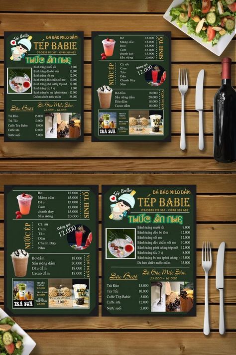 Drink Menu Design, Template Menu, Menu Flyer, Western Restaurant, Western Food, Presentation Video, Dessert Shop, Powerpoint Word, Colorful Fruit