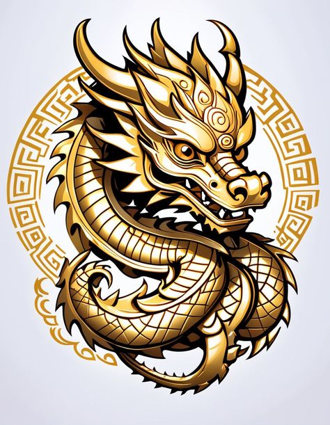 Logo Naga, Dragon Tattoo Stencil, Chinese Symbol Tattoos, Dragon Chino, Dragon Tattoo Art, Chinese New Year Dragon, Dinosaur Silhouette, Hype Wallpaper, Photo Collage Design