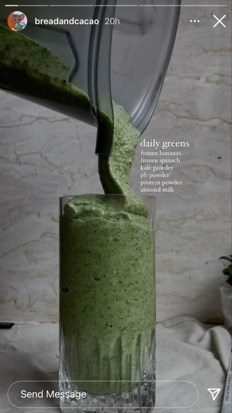 Clean Eating Ideas, Smoothie Nutrition, Green Foods, Fruit Smoothie Recipes Healthy, Easy Healthy Smoothies, Healthy Drinks Smoothies, Healthy Lifestyle Food, Healthy Drinks Recipes, Smoothie Drinks