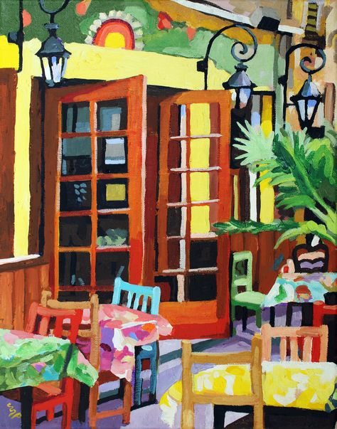 "Margaritaville" by Melinda Patrick. Paintings for Sale. Bluethumb - Online Art Gallery Paint Party Paintings, Dinner Painting, Expressive Painting, State Artwork, Famous Paintings, Artful Home, Buy Art Online, True Art, Buy Paintings