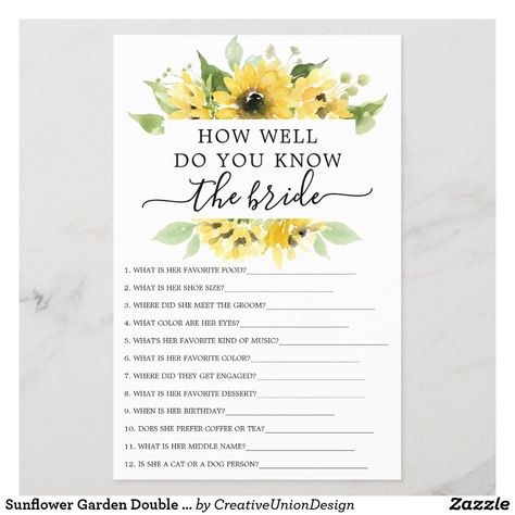 Bridal Shower Sunflower, Bride To Bee, Bride Game, Bridal Shower Bingo, Bridal Shower Invitations Printable, Sunflower Party, Sunflower Bridal Shower, Bridal Sunflowers, Bridal Shower Inspo