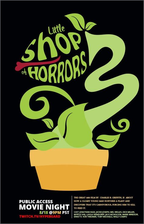 little shop of horrors 1960 movie poster - Google Search Musical Theater Poster, Little Shop Of Horrors Poster, Theater Play Poster, Theater Logo Design, Theater Poster Design, Broadway Musicals Posters, Musical Theatre Posters, Musical Posters, Theater Posters