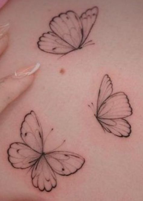 Split Butterfly Tattoo, Landing Butterfly Tattoo, Art And Craft Images, Biblical Tattoos, Doodle Tattoo, Craft Images, Nail Tattoo, Butterfly Drawing, S Tattoo