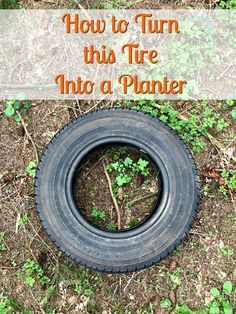 Old Tire Planters, Planter Crafts, Upcycle Tires, Painted Tires, Reuse Old Tires, Tire Craft, Tire Swings, Commercial Planters, Tire Garden