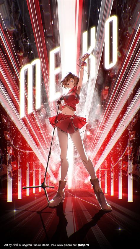 Meiko Vocaloid, The Gallery, Vocaloid, Red, Anime