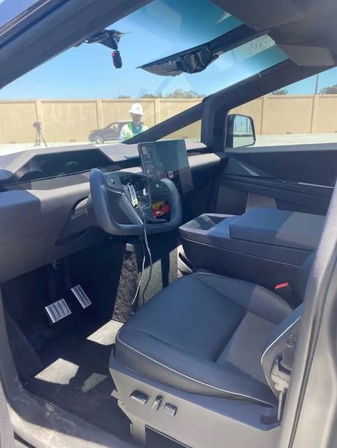 Cybertruck Interior, Tesla Inside, Interior Updates, All Black Party, Electric Pickup Truck, Tesla Interior, Electric Pickup, Car Title, Tesla Cybertruck