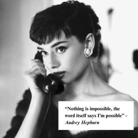 Audrey Hepburn Advice, Holly Aesthetic, Ms Congeniality, Audrey Hepburn Style Icon, Audrey Core, Quotes Icon, Elegant Quotes, Actress Quote, Hepburn Quotes