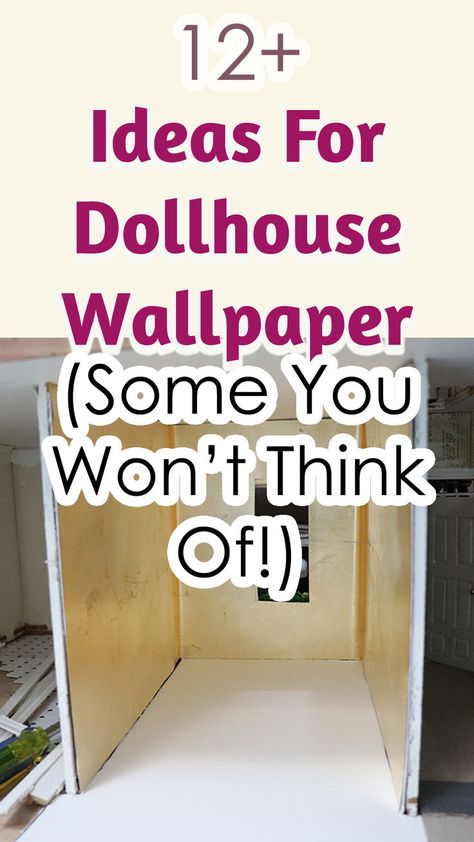 12 Dollhouse Wallpaper Material Ideas For Miniature DIY Projects. Use this list for your DIY dollhouse remodel and wallpaper designs. Dollhouse DIY Ideas Projects | building a dollhouse diy ideas simple | how to build a doll house diy | doll house makeover | doll house makeover diy ideas Doll House Makeover Diy, Build A Doll House, Victorian Dollhouse Interior, Dollhouse Diy Ideas, Building A Dollhouse, Doll House Makeover, Dollhouse Remodel, Doll Furniture Plans, Doll House Diy