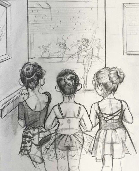 Ballet Drawings, Dancing Drawings, Ballet Art, Easy Drawings Sketches, Dance Art, Sketch Art, Dance Photography, Book Art Drawings, Sketchbook Art Inspiration