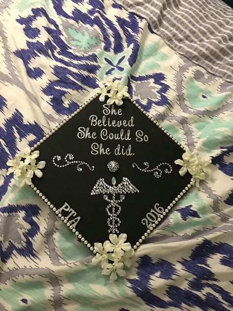 graduation cap ideas. physical therapist assistant 2016. Physical Therapist Graduation Cap, Physical Therapist Assistant Graduation Cap, Cap Decoration Medical Assistant, Pta Graduation Cap Physical Therapy, Athletic Trainer Graduation Cap, Graduation Cap Designs Physical Therapy, Pta Graduation Cap, Pt Graduation Cap, Medical Assistant Graduation Cap Ideas