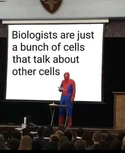 Biology Jokes, Biology Memes, Biology Humor, Nerdy Jokes, Nerd Memes, Studying Memes, Science Puns, Nerd Jokes, Chemistry Jokes