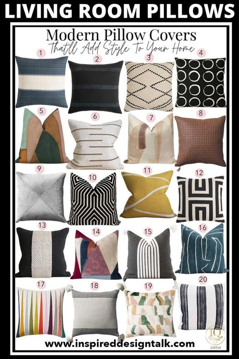 These modern pillows are perfect for my new living room design. I was searching for mid century modern pillow covers and these are awesome! Modern Vintage Throw Pillows, Mid Century Modern Pillows Couch, Mid Century Modern Pillow Covers, Mid Century Modern Pillow, Pillow Cover Combinations, Mid Century Modern Cushions, Mcm Throw Pillows, Mid Century Modern Throw Pillows, Modern Pillows On Couch