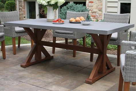 Jacques Stone/Concrete Dining Table ... Concrete Outdoor Dining Table, Wooden Garden Table, Solid Wood Side Table, Dining Table Sale, Concrete Dining Table, Metal Dining Table, Metal Side Table, Solid Wood Dining Table, Side Table Wood