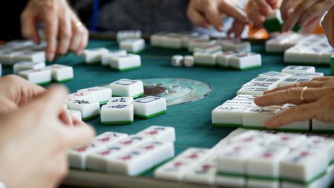 The History of Mah Jongg Snacks Mahjong Party, Games For Senior Citizens, Gambling Cake, Gambling Party, Gambling Tattoo, Healthy Meal Delivery Service, Gambling Humor, Gambling Games, Yumeko Jabami