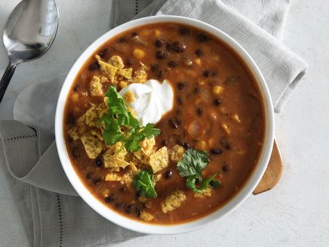 Black Bean Enchilada Soup Black Bean Enchilada Soup, Enchiladas Black Bean, Spinach Black Bean Enchiladas, Black Bean Zucchini Enchiladas, Butternut Squash Black Bean Enchiladas, Lunch Planning, Black Bean Enchiladas, Bean Enchiladas, Enchilada Soup