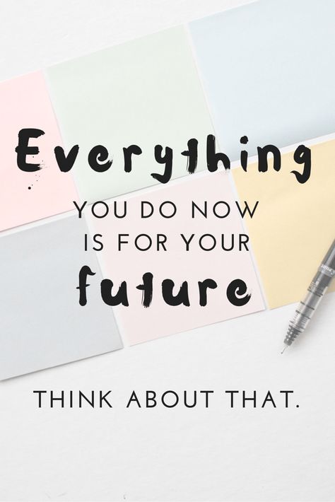 Some motivation and inspiration for your day! Everything you do now is for your future. Think about that. Start doing things NOW that are going to benefit you and your future. Everything You Do Now Is For Your Future, Reflection Room, Growing Money, Interior Design Career, Phone Decor, Blogger Design, Exam Papers, Design Career, Starbucks Recipes