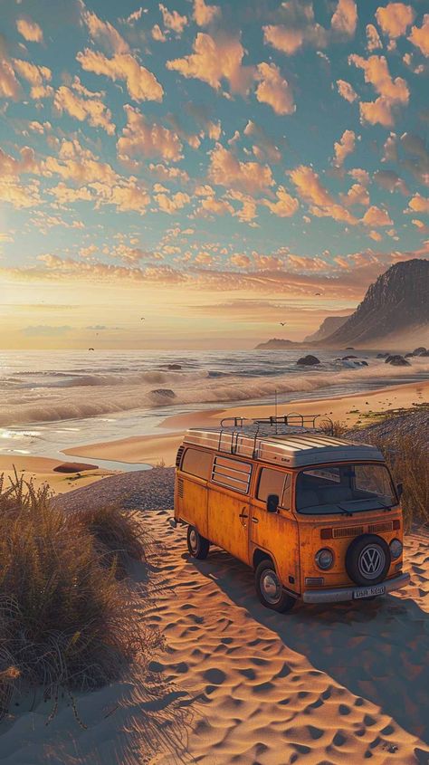 Van Tour, Christian Iphone Wallpaper, Surf Vibes, Vacation Mood, Surf Shack, Good And Bad, Vw Van, Beautiful Sights, Travel Beach