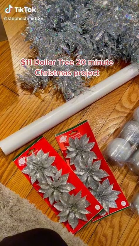 Dollar Tree Xmas Decor Diy, Dollar Tree Christmas Party Decor, Diy Christmas Reefs Dollar Stores, Best Diy Christmas Decorations, Dollar Tree $5 Christmas Tree, Five Below Christmas Decor, Dollar Tree Christmas Tree Crafts Diy, 2023 Dollar Tree Christmas Diy, Dollar Tree Christmas Porch Decor