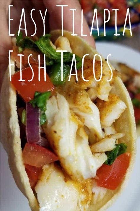 I picked up a few fresh Tilapia fillets yesterday to make these Easy Tilapia Fish Tacos tonight for the fam. #easy #taco #tacos #tilapia #mexican #fish #recipe Mexican Fish Tacos, Tilapia Fish Tacos, Easy Tilapia, Mexican Fish, Fish Tacos Tilapia, Tilapia Tacos, Easy Fish Tacos, Tilapia Fish, Fish Tacos Recipe