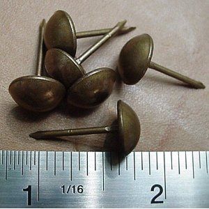 $ 15.95 Upholstery Nails Tacks Smooth Brass Finish 100 Pcs Upholstery Nails, Leather Pieces, Cabin Homes, Nashville Tn, Push Pin, Wood Shop, Brass Finish, Antique Brass, Decor Inspiration