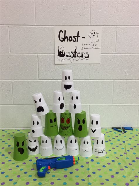 Ghostbusters Theme Party, Ghost Buster Birthday Party Ideas, Ghost Busters Party Ideas, Ghostbuster Birthday Party Ideas, Ghostbuster Party Food, Ghostbusters Activities, Ghostbuster Themed Party, Ghostbuster Decorations Diy, Ghost Buster Halloween Decor