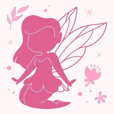 Fairy Silhouette Images - Free Download on Freepik Fairy Silhouette, Silhouette Images, Silhouette Illustration, Flat Design, Fairy Garden, Graphic Resources, Minnie Mouse, Vector Free, Free Download