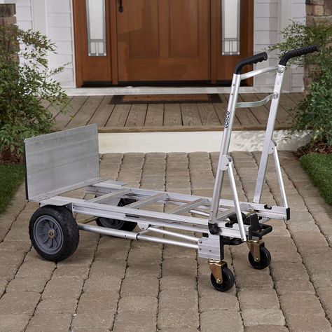 Amazon.com: Cosco 3-in-1 Aluminum Hand Truck/Assisted Hand Truck/Cart w/ flat free wheels: Industrial & Scientific Florida Adventures, Hand Cart, Garden Cart, Hand Trucks, Dirty Work, Tools Hardware, Equalizer, Florida Travel, Mini Cars