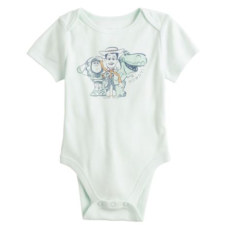 Disney/Pixar's Toy Story Character Baby Boy Short Sleeve Lapped Shoulder Bodysuit by Jumping Beans® Disney Baby Clothes Boy, Baby Boy Disney, Toy Story Character, Toy Story Baby, Toy Story Characters, Pixar Toys, Jumping Beans, Baby Disney, Baby Essentials