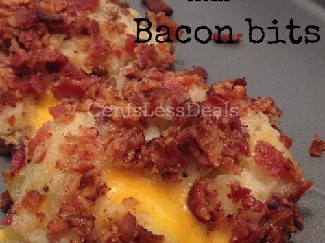 Bacon Bits Recipes, Loaded Mashed Potato Balls, Mashed Potato Balls, Potato Balls, Loaded Mashed Potatoes, Stuffed Potato Balls, Mashed Potato, Think Food, Bacon Bits