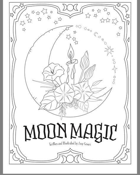 Witch Coloring Pages, Adult Colouring Printables, Grimoire Book, Magick Book, Book Of Shadow, Wicca Witchcraft, Witch Books, Adult Coloring Book Pages, Wiccan Spells