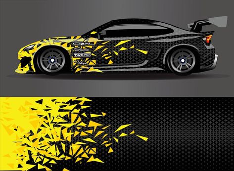 Car Graphics Design, Race Car Graphic Design, Race Car Design Graphics, Car Wrap Design Ideas Graphic Designers, Car Livery Design, Car Graphics Decals, Rally Car Design, Truck Wrap Design, Car Vinyl Graphics