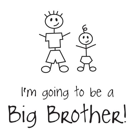 The Blue Basket: Tutorial: "I'm going to be a Big Brother!" t-shirt Brother Pictures, Big Brother Quotes, Big Brother Little Sister, Big Brother Announcement, Blue Basket, New Big Brother, Basket Tutorial, Big Brother Tshirt, Family Maternity Photos