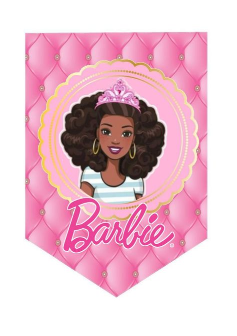 Topper Barbie, Barbie Birthday Cake, Black Chicks, Kid Parties, Barbie Images, Barbie Birthday Party, Barbie Birthday, Barbie Party, Edible Images