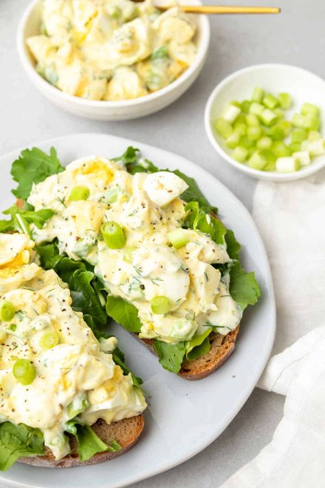 Low Sodium Breakfast, Dash Diet Meal Plan, Heart Healthy Recipes Low Sodium, Dash Recipe, Easy Egg Salad, Dash Diet Recipes, Salad Appetizer, Ambrosia Salad, Egg Salad Recipe