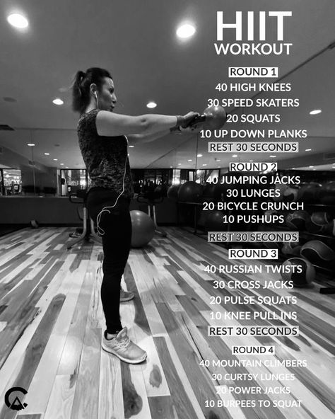 Hiit At Home, Hiit Workout At Home, Hiit Cardio Workouts, Full Body Hiit Workout, Stuck At Home, Cardio Training, Hiit Cardio, Barre Workout, Body Workout Plan