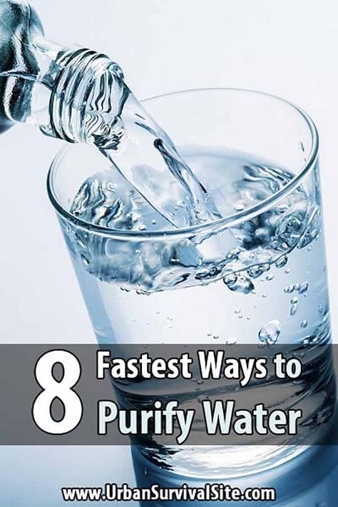 What do you do if you need clean drinking water in a hurry? Fortunately, there are several ways to purify water in a survival situation. #water #purifywater #waterpurification #survivalgear Water Survival, Purify Water, Clean Drinking, Survival Skills Life Hacks, Clean Drinking Water, Emergency Preparation, Survival Life Hacks, Urban Survival, Survival Techniques