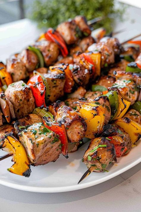 13 Delicious Kabob Recipes for Grill or Oven Recipes For Grill, Shrimp Kabob Recipes, Grilled Pineapple Chicken, Indian Cheese, Shish Kebab, Kabob Recipes, Marinated Beef, Grilling Season, Frozen Chicken