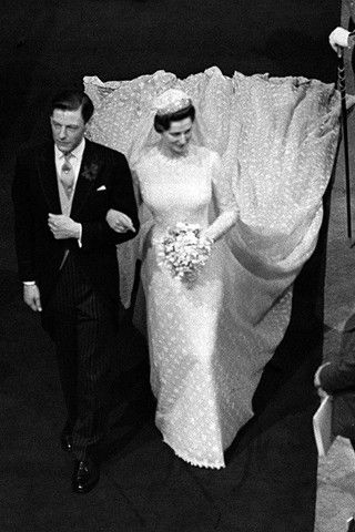 Princess Alexandra of Kent and Angus Ogilvy, married 1963     I thought they were the most beautiful couple. Princess Alexandra Of Kent, Alexandra Of Kent, Swedish Wedding, Royal Wedding Gowns, Royal Wedding Dress, Princess Alexandra, Royal Brides, Princess Margaret, Wedding Gowns Vintage