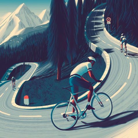 With the Tour de France well underway and the summer Olympics around the corner, it's a big summer for France this year! 🚴‍♂️ 🏅 ☀️ 

Illustration by Sam Chivers, represented Début Art.

#tourdefrance #cycling #summer2024 #bikerace #athletes #cyclists #france #illustration #illustrators #bestofillustration #sportsart #sportsillustration #olympics #summersports Marathon Illustration, Bike Illustration, Witchy Wallpaper, Sport Illustration, Bicycle Art, Cycling Art, Amazing Drawings, Bike Art, Sports Art