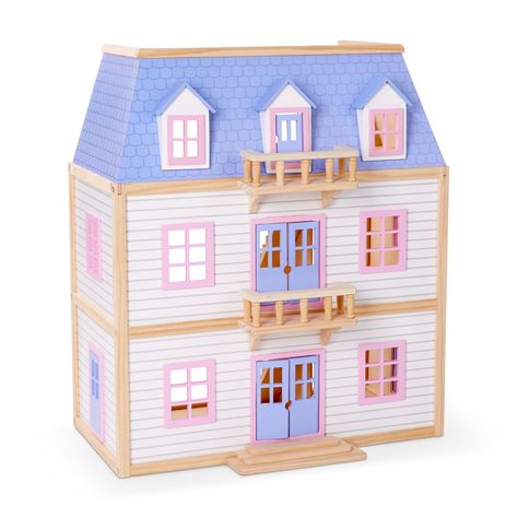 Easy Renovations, Melissa And Doug, Doll Family, Melissa & Doug, Wooden Dollhouse, Beach Toys, Hand Painted Furniture, Wooden House, Wooden Dolls