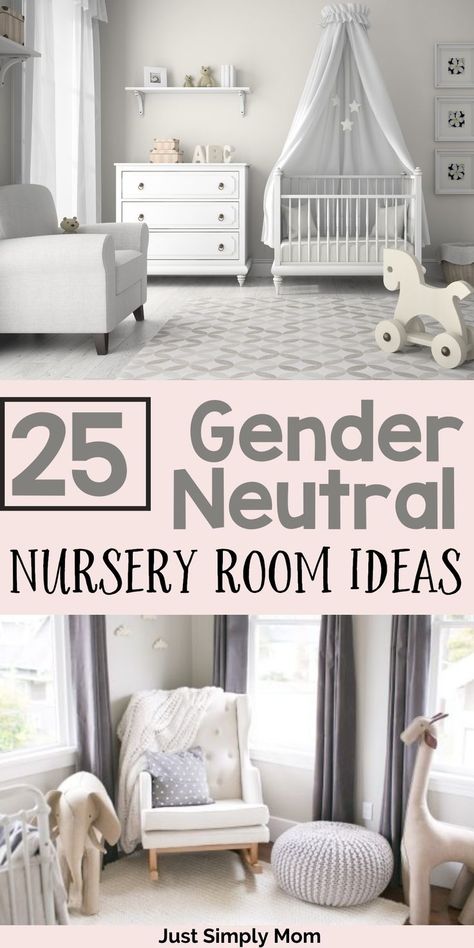 Here are some soft and simple ideas to start on your neutral nursery. Inspiration for gender neutral nurseries with white, grey, beige, taupe, or ivory colors. Gender Neutral Nursery Inspiration, Nursery Room Diy, Organization Nursery, Nursery Room Ideas, Neutral Nursery Rooms, Gender Neutral Baby Room, Beige Nursery, Newborn Room, Baby Room Colors