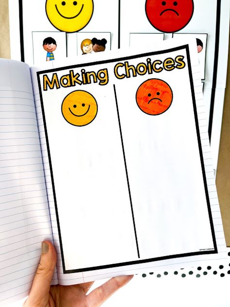 Making good choices activities for kids at school Making Good Choices Activities, Good Choices Bad Choices, Activities For Kids At School, Making Good Choices, Cheetah Face, Making Choices, Bad Choices, Student Behavior, Mini One