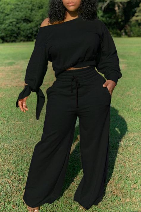 Style Vert, Style Bleu, Loose Jumpsuit, Plus Size Two Piece, Two Piece Pants Set, Boat Neck Tops, Matching Leggings, Sweatshirt Set, Plus Size Jumpsuit